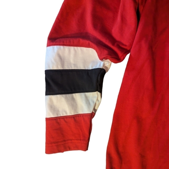 Chicago Blackhawks Authentic red embroidered NHL hockey jersey. Sz 2XL - Picture 4 of 8